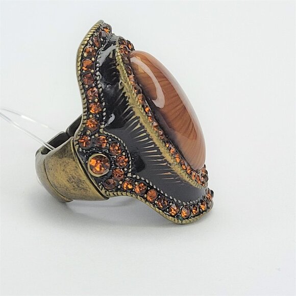 VINTAGE Fashion Oval Ring - Picture 7 of 14